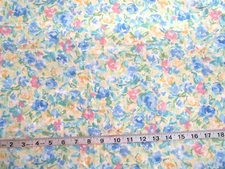 1 3/8 yd x 54" 100% (Prewashed?) Cotton "The Bridghampton" by Mill Creek Fabrics