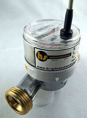 Volumenmessteil Impulsausgang Optokoppler Qn 1,5m³/h 10/100 Imp./L 3/4"AG 110mm