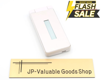 [C] SHARP A205SH A206SH AQUOS KEITAI 4 Flip Phone Unlocked SIM Free White Japan