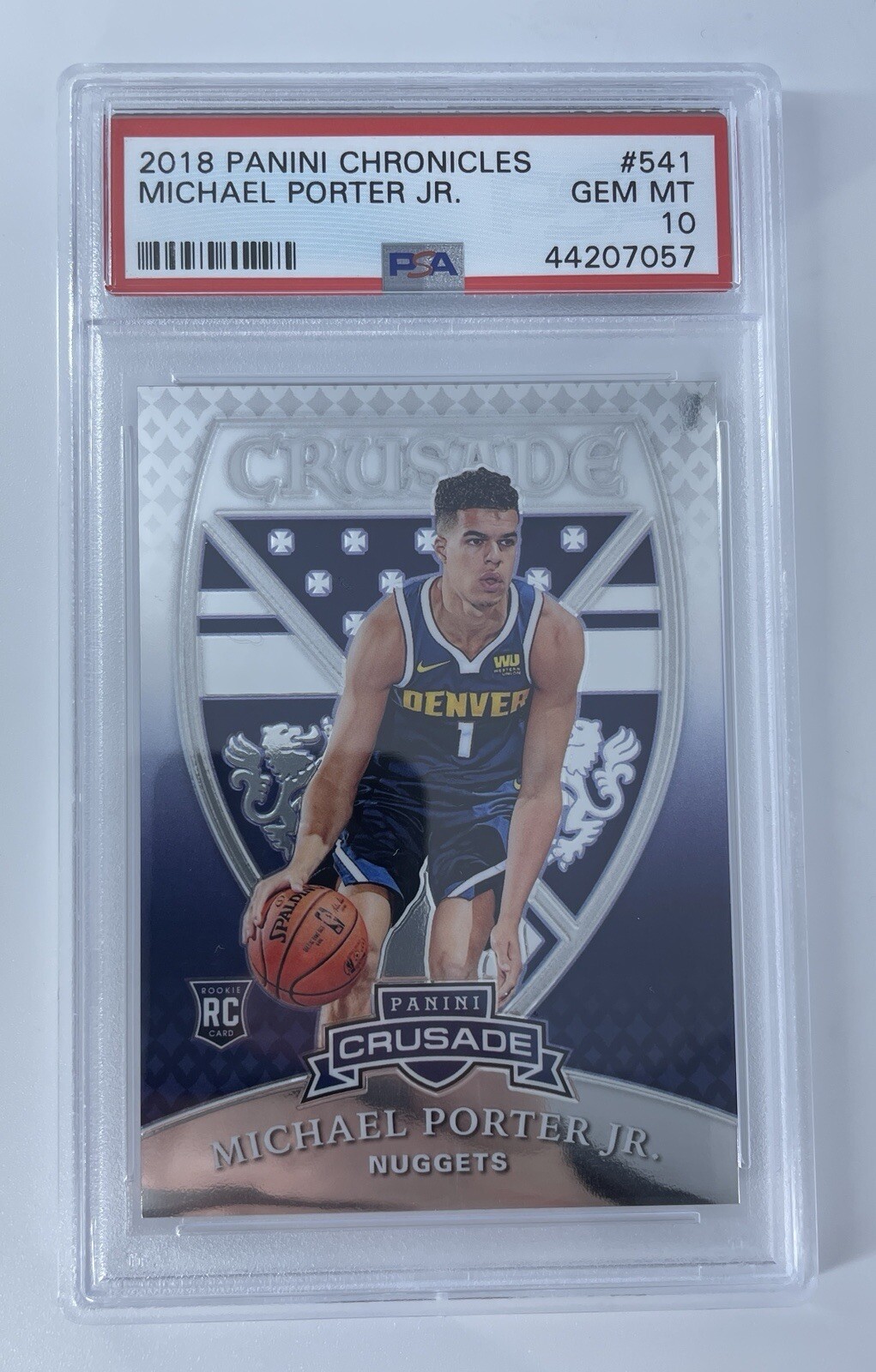 Michael Porter Jr. 2018-19 Panini Chronicles #541 CRUSADE PSA 10 GEM MINT Rookie