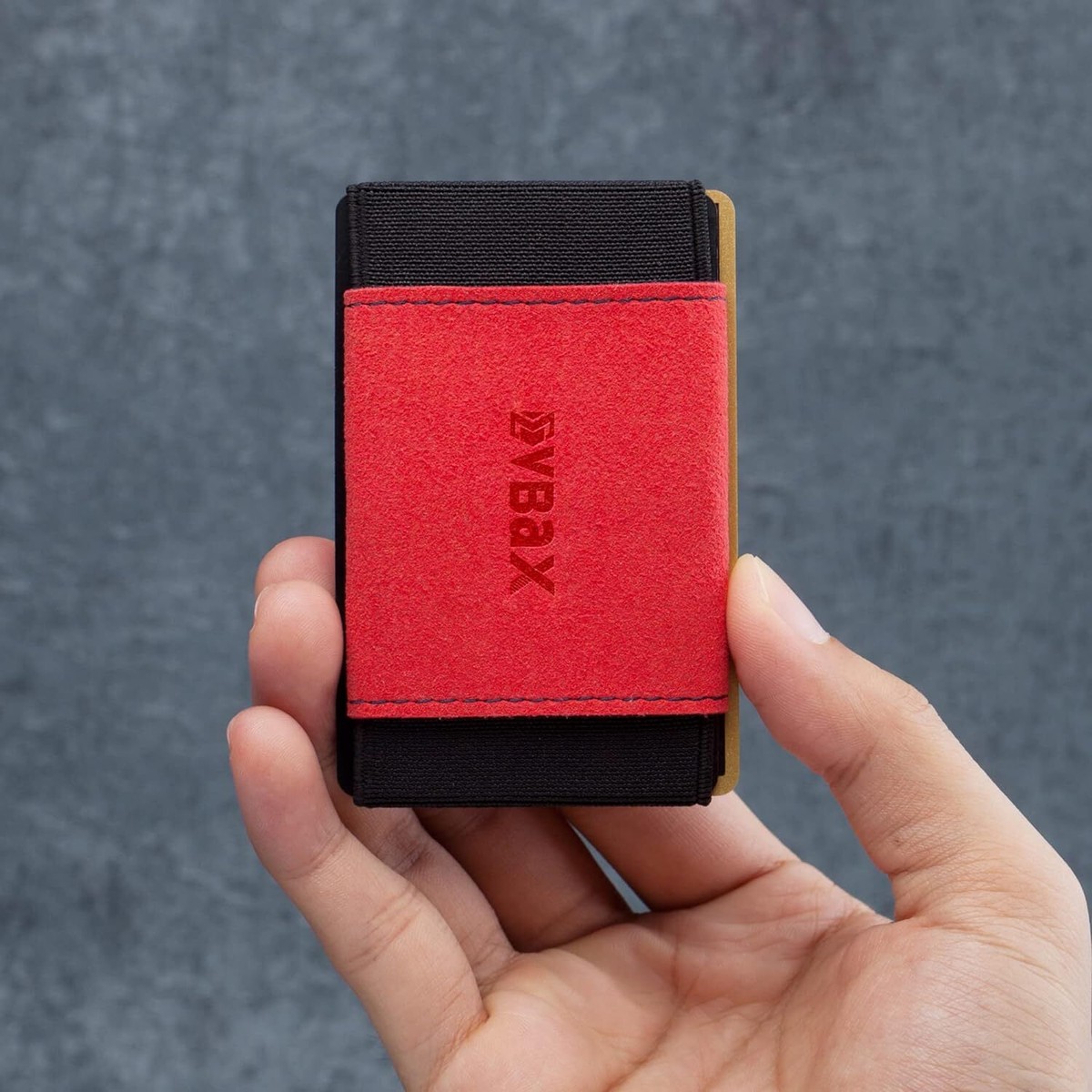 Elastic Minimalist Wallet Slim Front Pocket Credit Card holder