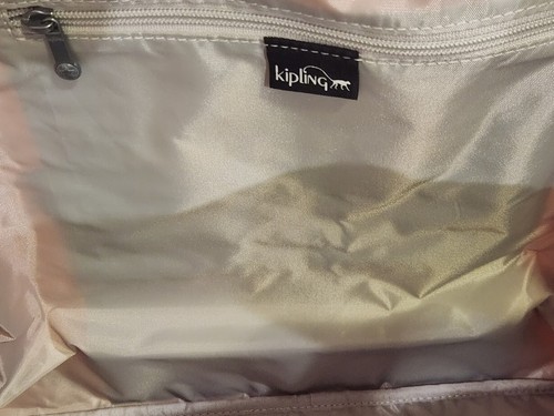 Borsa Kipling Eugina KIND ROSE Weekender tracolla rimovibile nuova con etichette - Foto 11 di 13