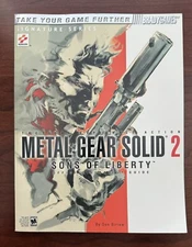 Metal Gear Solid 2 Sons of Liberty Strategy Guide Brady Games Poster Inside