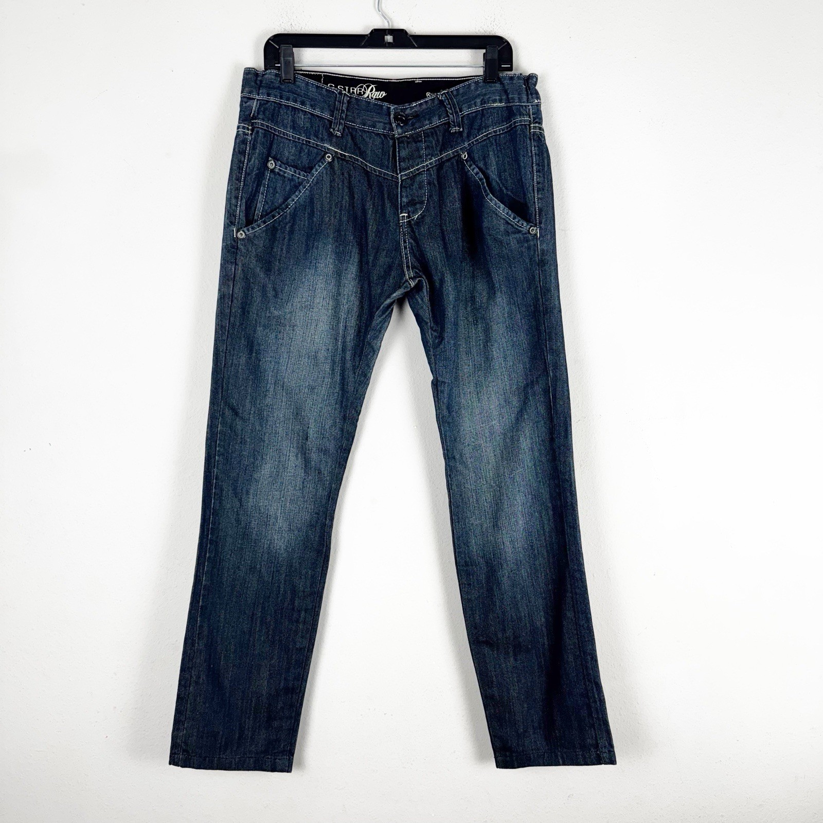 G Star Raw Men's 3301 Denim Jeans Size W34 L32 Blue