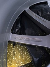 4 Original Mercedes  17" Alufelgen (A2464010102), gebraucht, mit Winterreifen