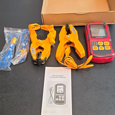 Digital 2-Channel K-Type Thermocouple Thermometer -200 C to 1372 C w/ Probes