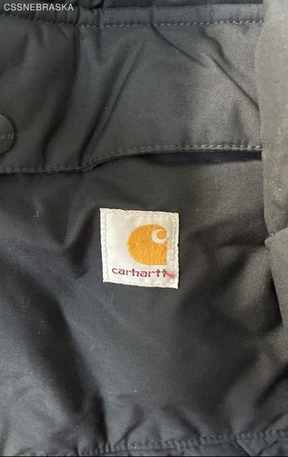 Chaqueta Carhartt Montana negra para hombre OJ5474 calce holgado - talla grande - Imagen 5 de 7