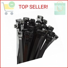 Armpow 14 inch Black Zip Ties Heavy Duty 100 PACK, 200 LBS Ultra Exclusive Stron