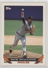 1993 Topps Blank Back Rick Sutcliffe #274 n1u