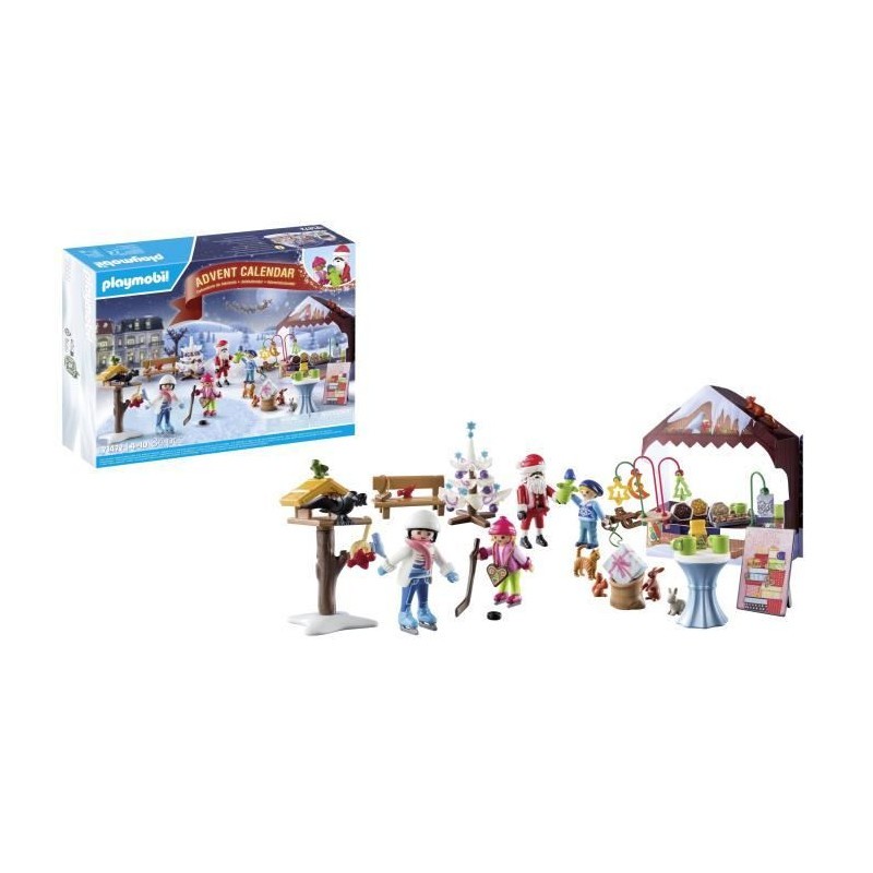 PLAYMOBIL 71472 Calendrier de l'Avent Noël figurines en plastique pour enfants