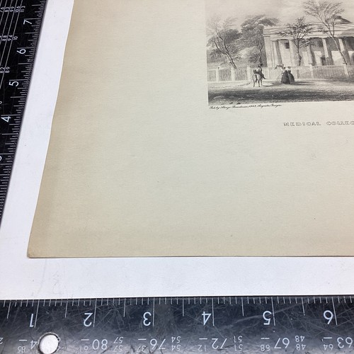 21 ART PAPER ETCHING PHOTO PRINT MEDICAL COLLEGE OF GEORGIA PUB ALONSO BOARDMAN - Picture 11 of 14
