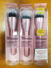 3 Pack: Real Techniques Power Pigment Blush Makeup Brush #453 (0843)