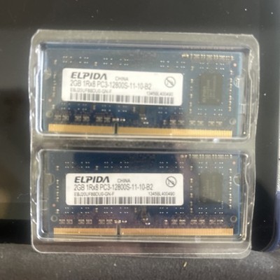 Elpida 2GB SO-DIMM DDR3 1333 (PC3 10600) Memory (EBJ21UE8BDS0DJF)