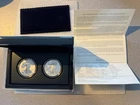 2013 Two-Coin Silver Set American Eagle Dollar West Point Box & COA
