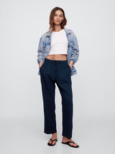 GAP Lightweight Easy Twill Pants Navy Blue Paperbag Size XXL 679818 NWT RT 50