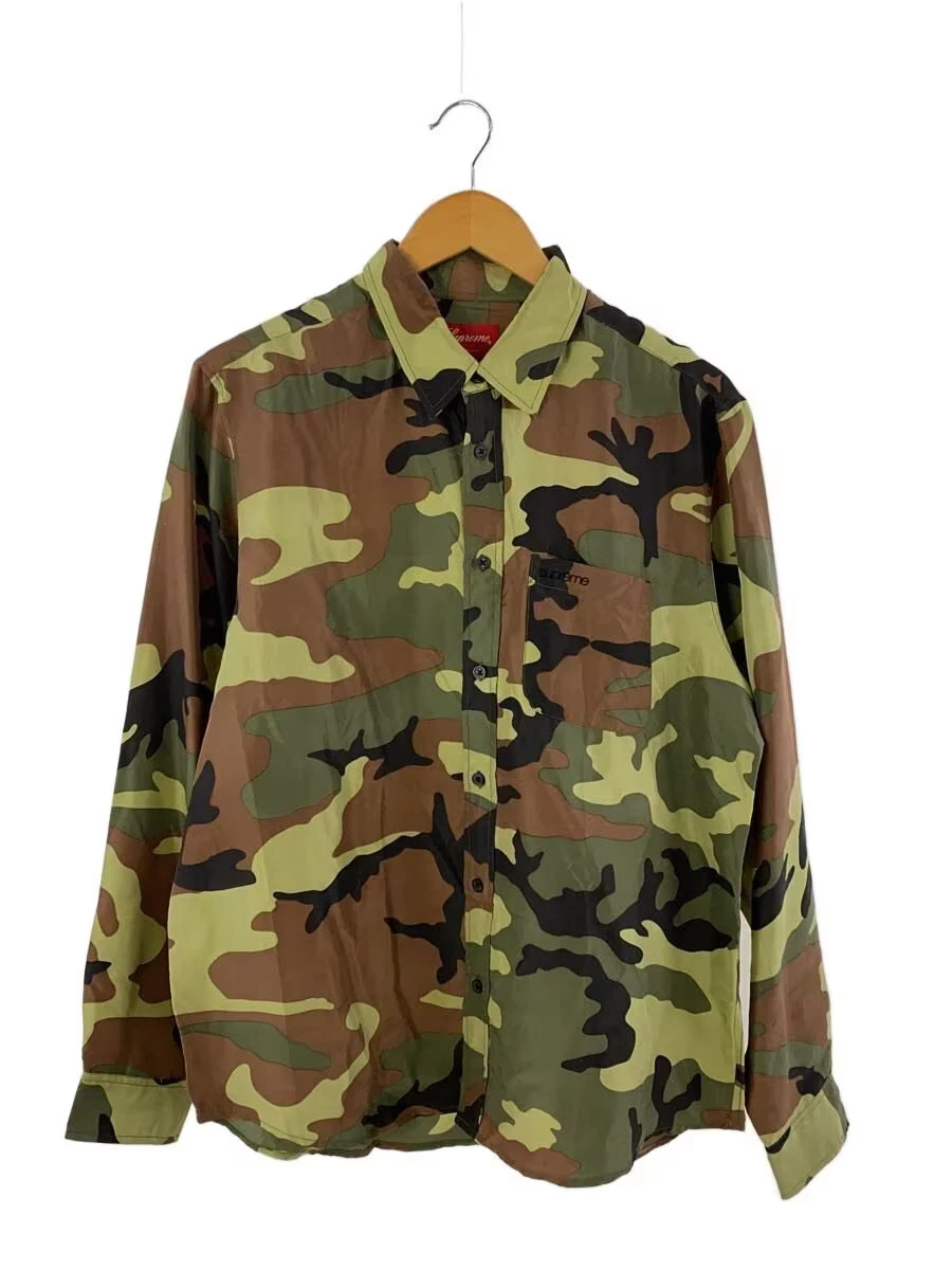 Supreme Camouflage Long Sleeve Casual Button-Down Shirts for Men