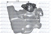 Wasserpumpe Dolz S169 FüR CitroËN Passend FüR Fiat Peugeot