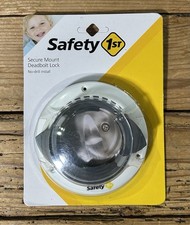 Safety 1st Secure Mount Deadbolt Lock No Drill Install - NEW
