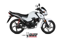 Mivv GP Auspuff Komplettanlage Schwarz Passend FüR Honda CB 125 F 2021-2024