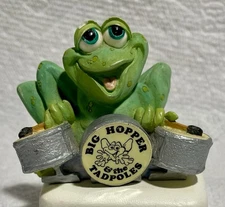 Vintage Sprogz  Big Hopper & the Tadpoles Figurine Frog collectables 1994