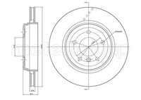 2X Metelli Bremsscheibe 23-0519C FüR BMW