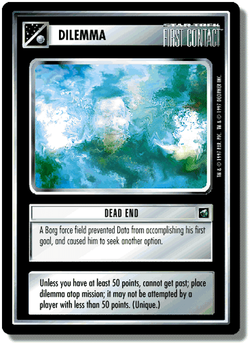 Dead End - First Contact - Star Trek CCG 1E - Picture 1 of 6