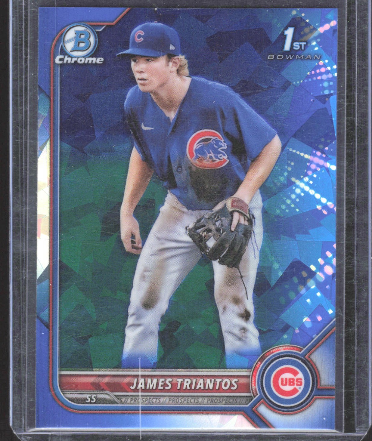 2022 1st Bowman Chrome Sapphire James Triantos #BCP-208