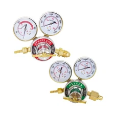 Oxygen Acetylene Regulators, CGA540 and CGA510 Inlet Connection Wel... Fast Ship