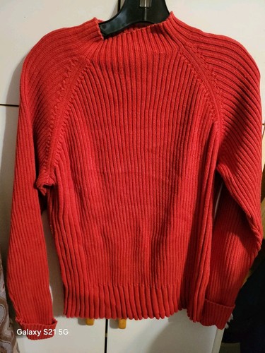 Womens Red Large Studio Works Sweater - Picture 1 of 3