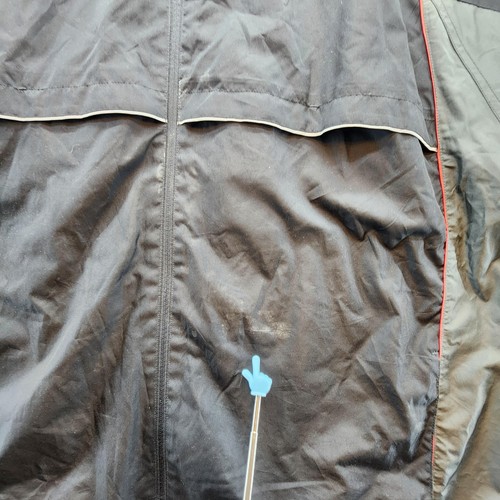 Weatherproof Performance Jacket Mens 2XL Black Gray Full Zip Windbreaker Raglan - 第 8/11 張圖片