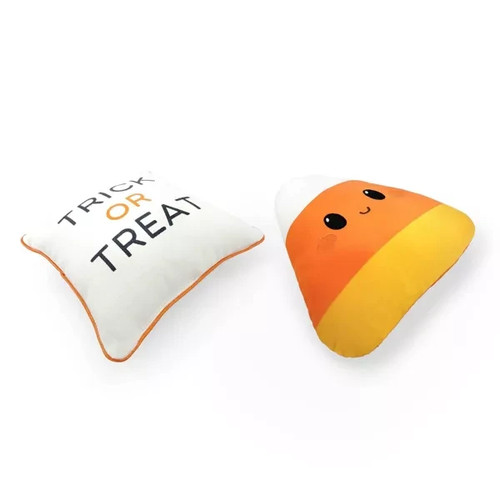 Target Bullseye's Playground 2025 2pk Mini Candy Corn and Trick or Treat Pillows - Picture 2 of 2