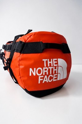 The North Face Base Camp Duffel Bag Backpack 42L Bright Orange & Black - Size S