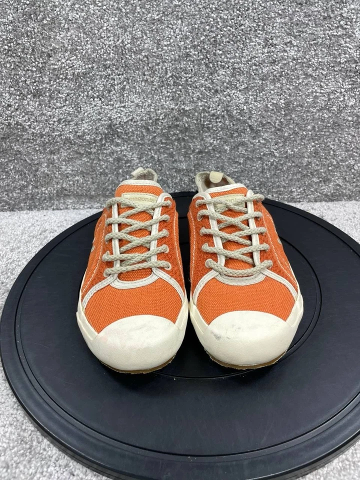Винтажные женские туфли Patagonia размер 8 США Patrol лосось низкий верх конопля кроссовок - Изображение 4 из 4