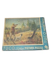 Vintage 16x20 Tuco Deluxe Picture Puzzle "A Day In The Field" Made In USA