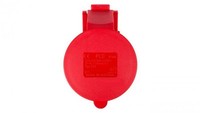 Gniazdo PrzenośNe 125A 4P 400V Czerwone IP67 Power Twist 244-6