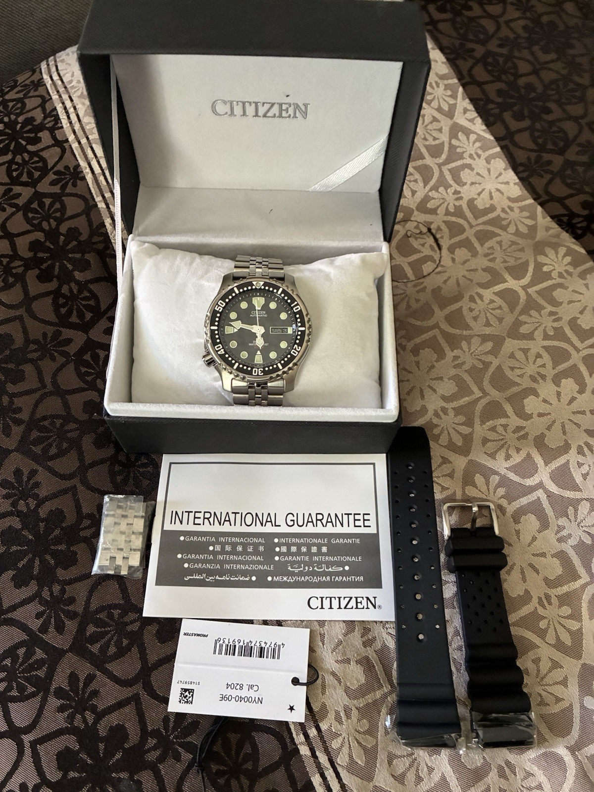 Citizen Promaster Black Men Wristwatch NY0040-09E