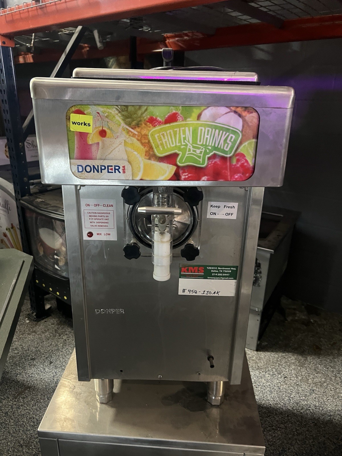 DONPER FROZEN MARGARITA SLUSHY DRINK DISPENSER MACHINE