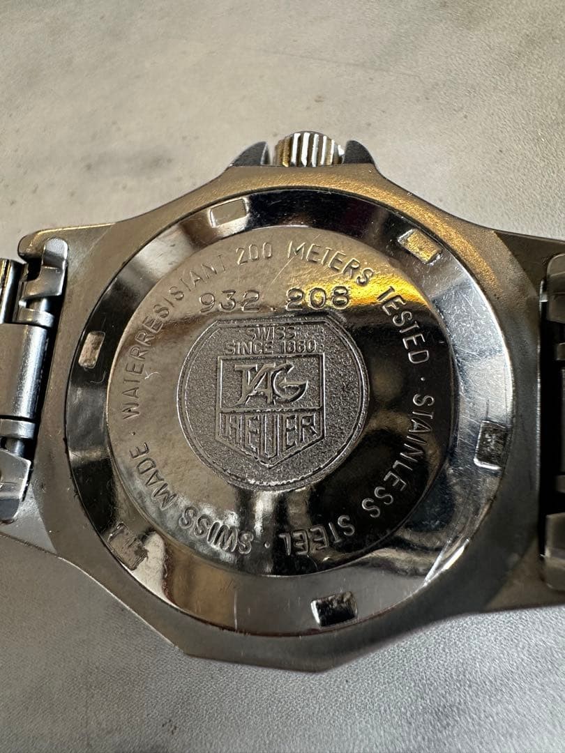 TAG Heuer 3000 Professional 200m Quartz Watch 932.208 Diver