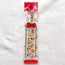 Sanrio Hello Kitty Folding Ruler 6.7in Keyholder Christmas Limited New Unopened