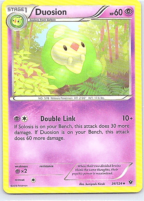 XY - Fates Collide #34/124 Duosion