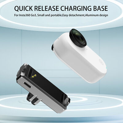 Camolo Rechargeable Magnetic Adapter Brackets Quick Release for Insta360 GO 3