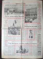 ESPANA 82*FESTEGGIAMENTI ALL'ARRIVO DELL'AEREO CON GLI AZZURRI VITTORIOSI*N.3158