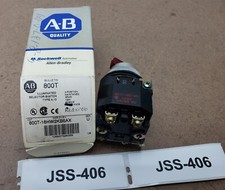 Allen Bradley 800T-16HW2KB6AX Ser U Red 2 Pos Selector Switch Missing Washers