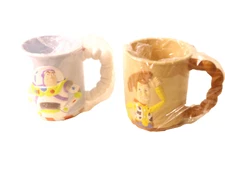 Set Woody & Buzz Lightyear Plastic Cups Disney Toy Story Ocean Spray Crave 1996
