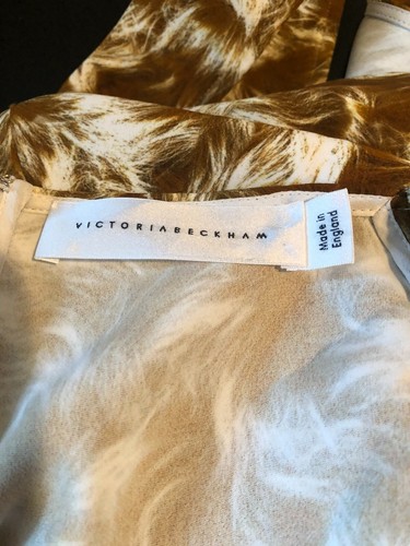 NEW Victoria Beckham Asymmetric Belted Blouse Size 8 - Picture 8 of 8