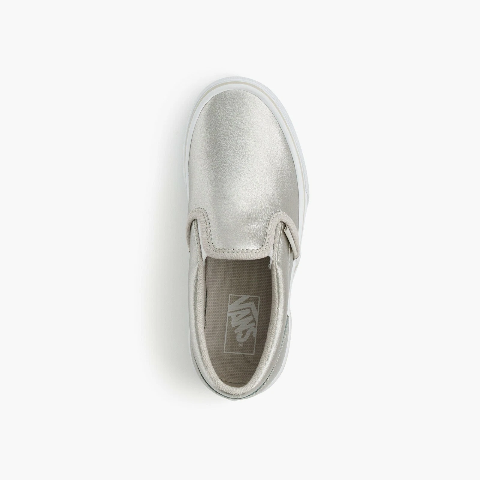 Sneakers J.CREW CREWCUTS Ragazze VANS KIDS CLASSICHE SLIP ON Argento Metallizzato K11 11