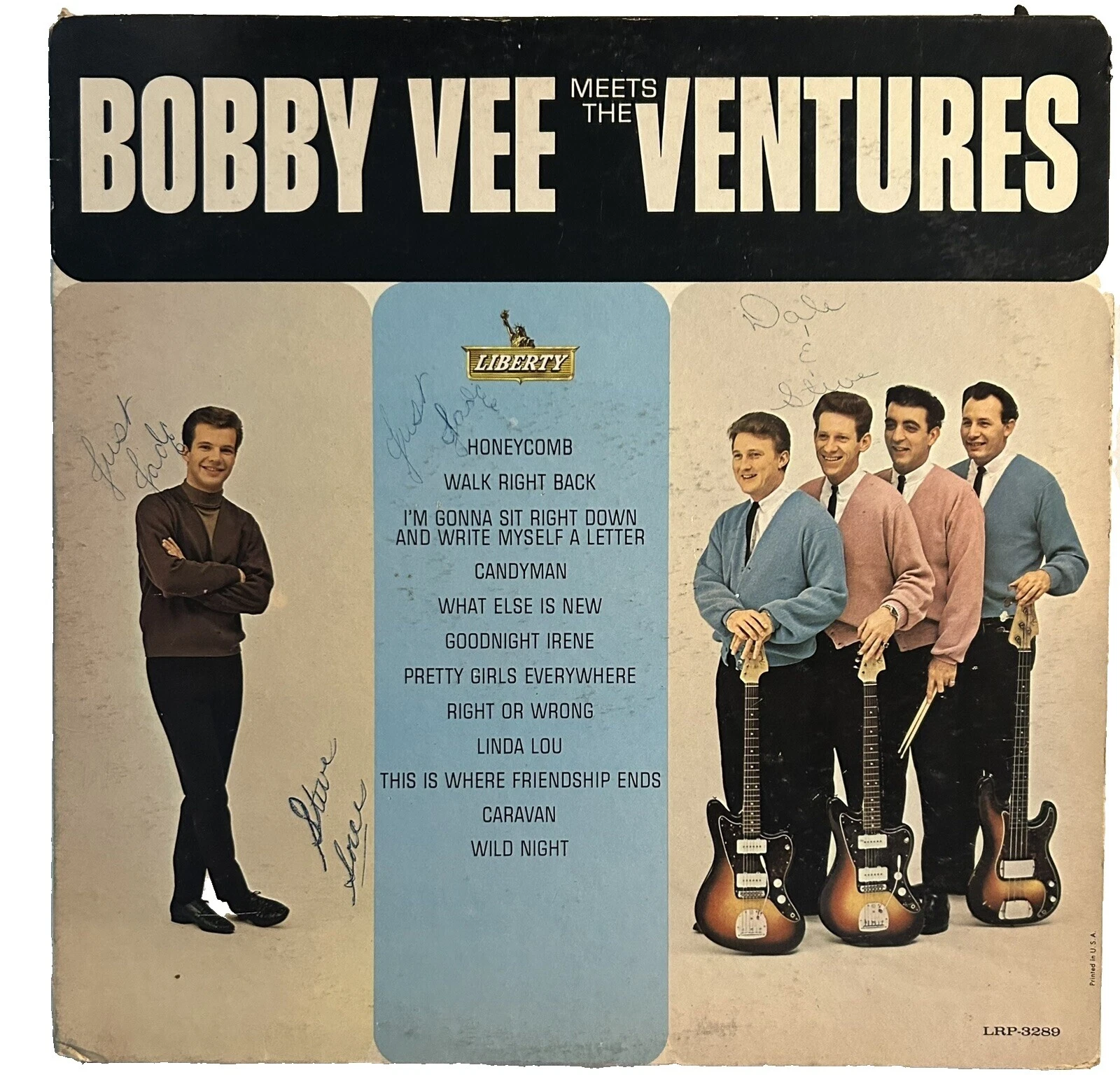 Bobby Vee Excellent (EX) Sleeve Vinyl Records