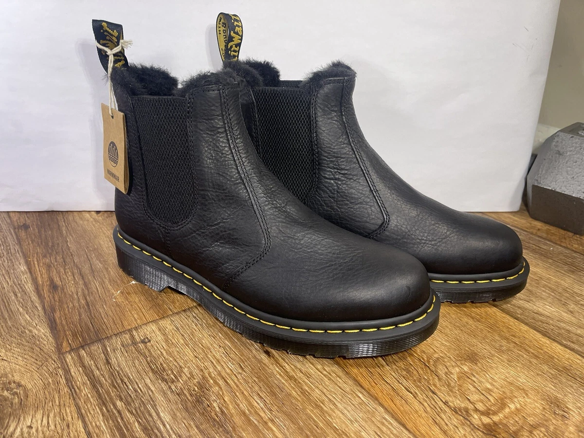 Dr. Martens 2976 Fur Lined Chelsea Boots New With Box 10 / 11 | eBay