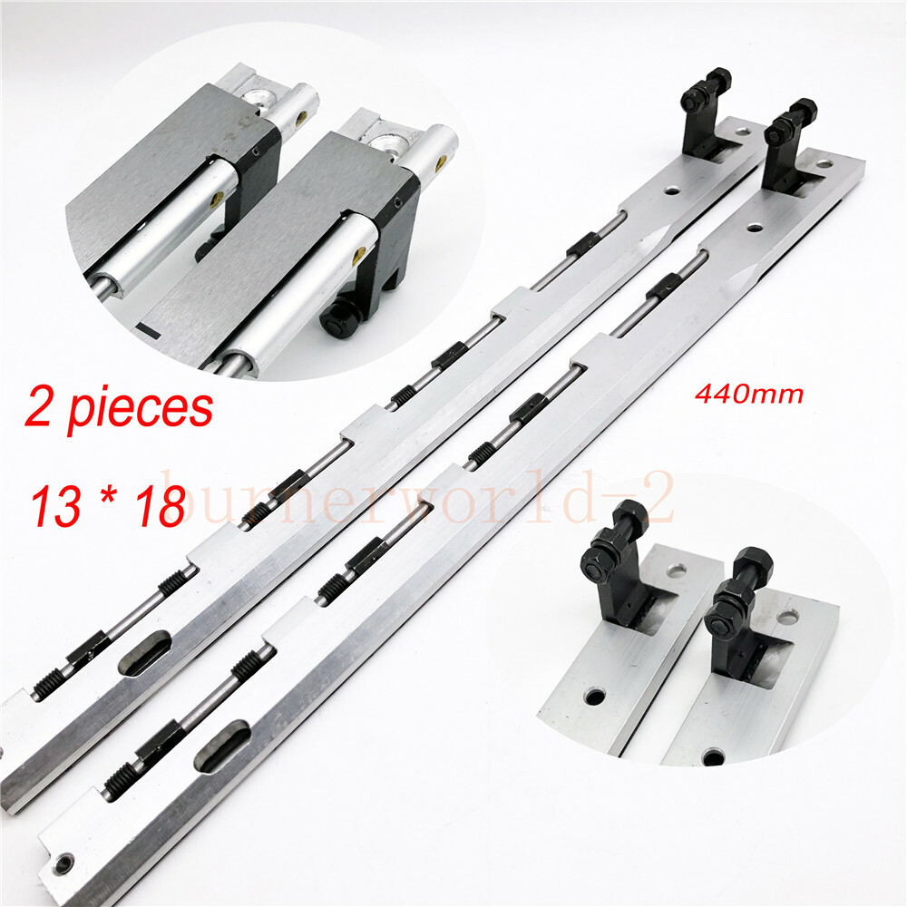 2PC Gripper Bar For Heidelberg Letterpress 13x18 Windmill GT-1304
