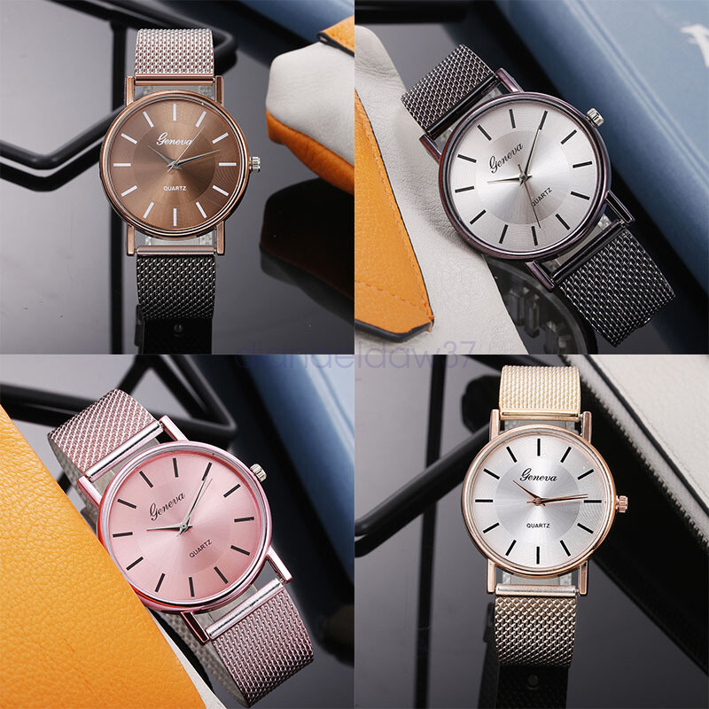 AU Women Watch Fashion Waterproof Ladies Mesh Band Quartz Dress Wrist Watches